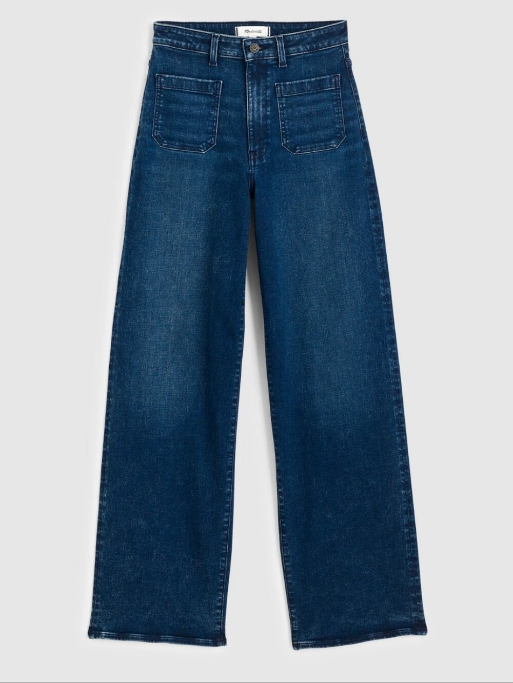 The Curvy Emmett Wide-Leg Jean In Nighthawk Wash. Size 30